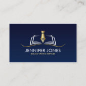 Wiederaufnahme der Schreibdienste Beruflich Visitenkarte (Vorderseite)