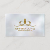 Wiederaufnahme der Schreibdienste Beruflich Visitenkarte (Vorderseite)