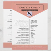 Wiederaufnahme des Cover Letter berufliche cv (Vorne/Hinten)