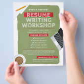 Wiederaufnahme des Schreibworkshop-Flyers Flyer (Hand)