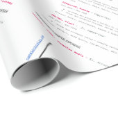 Wiederaufnahme des Wrapping-Papiers Geschenkpapier (Rolleneckpunkt)