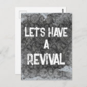 Wiederbelebende Ankündigungen Lasst uns eine Wiede (Vorne/Hinten)