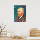 Wiederbelebtes, lebendiges Vincent Van Gogh-Selbst Poster (Küche)