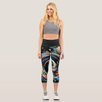 Wiederbelebung der 80er Jahre Capri Leggings