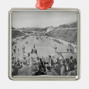 Wiederbelebung der Olympischen Spiele in Athen Ornament Aus Metall