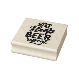 Wiederbelebung des Schlafbiers Gummistempel