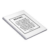 Wiederbelebung Notizblock (Rechte Seite)