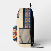 Wiederbesichtigte mexikanische Volkskunst personal Bedruckter Rucksack (Rechts)