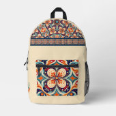 Wiederbesichtigte mexikanische Volkskunst personal Bedruckter Rucksack (Vorderseite)