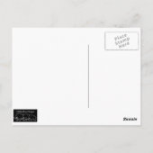 Wiedereinsetzen in die Schneeballkarte Postkarte (Rückseite)