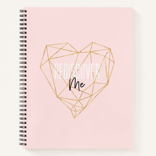 Wiederentdecken Sie Me Large Spiral Notebook Notizblock (Vorderseite)