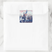 Wiedererlangt: Eine philippinische Kriegsgeschicht Quadratischer Aufkleber (Tasche)