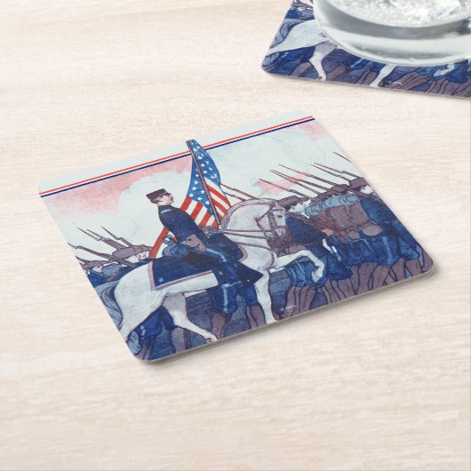 Wiedererlangt: Eine philippinische Kriegsgeschicht Rechteckiger Pappuntersetzer (angewinkelt)