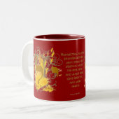 WIEDERERLANGUNG DES FUNKEN ~ ROTES ZWEIFARBIGE TASSE (Vorderseite Links)