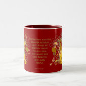 WIEDERERLANGUNG DES FUNKEN ~ ROTES ZWEIFARBIGE TASSE (Mittel)