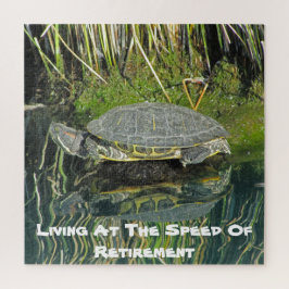 Wiedererlangung des Lebens Schildkrötenwasser Refl Puzzle