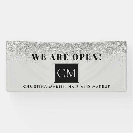 Wiedereröffnung der Haare und des Silberschminkens Banner (Horizontal)
