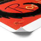 Wiedereröffnung des Chats Noir Cabaret, 1896 (Farb Poster (Ecke)