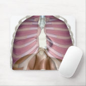 Wiedergabe 3d des Atmungssystems Mousepad (Mit Mouse)