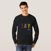 Wiedergabe bei Schreibdesign T-Shirt (Vorne ganz)