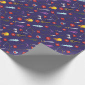 Wiedergabe des DnD-RPG-Musters Geschenkpapier (Ecke)