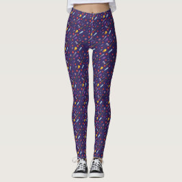 Wiedergabe des DnD-RPG-Musters Leggings