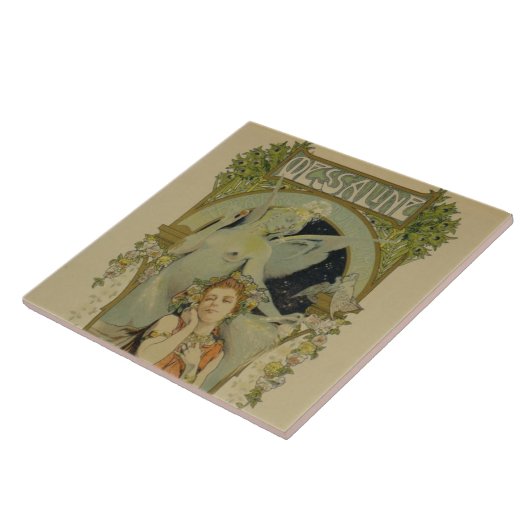 Wiedergabe einer Plakatwerbung die Oper 'ich Fliese (Seite)