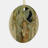 Wiedergabe einer Plakatwerbung die Oper 'ich Keramik Ornament (Rechts)