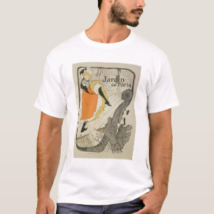 Wiedergabe einer Plakatwerbung 'Jane Avril T-Shirt