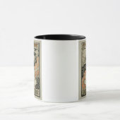 Wiedergabe einer Plakatwerbung 'Joan of Arc Tasse (Zentrum)