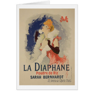 Wiedergabe einer Plakatwerbung 'La Diaphane