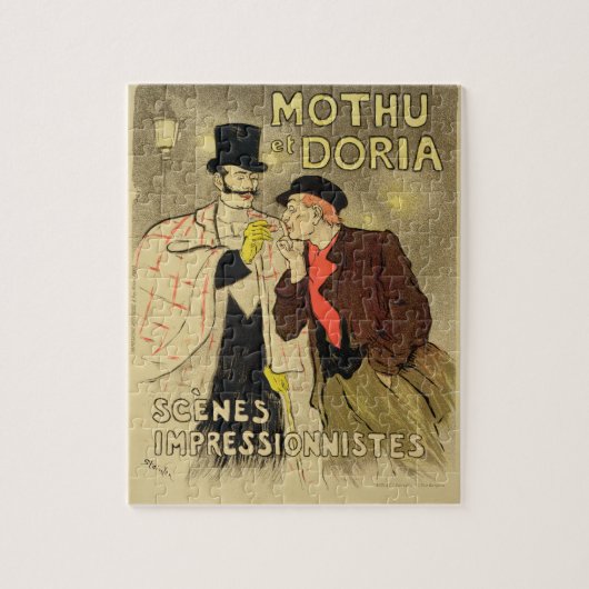 Wiedergabe einer Plakatwerbung 'Mothu und tun Puzzle (Vertikal)