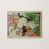 Wiedergabe einer Plakatwerbung 'Paris-Kurs Puzzle (Horizontal)
