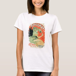 Wiedergabe einer Plakatwerbung "Pippermint", T-Shirt