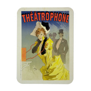 Wiedergabe einer Plakatwerbung 'Theatrophone Magnet