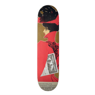 Wiedergabe einer Plakatwerbung 'Zlata Praha Skateboard