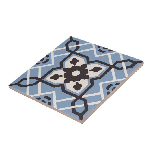 Wiedergabe einer Vintagen Zement Fliese (Seite)