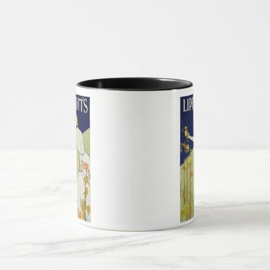 Wiedergabe eines der Plakatwerbung 'Lippincotts Tasse (Zentrum)