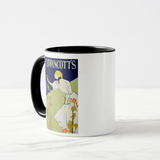 Wiedergabe eines der Plakatwerbung 'Lippincotts Tasse (Vorderseite Links)