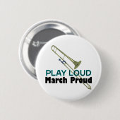 Wiedergabe laut, März-Proud (Trombone) Button (Vorne & Hinten)