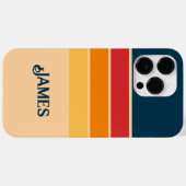 Wiedergabe von Retro-Regenbogenstreifen für benutz Case-Mate iPhone Hülle (Rückseite (Horizontal))