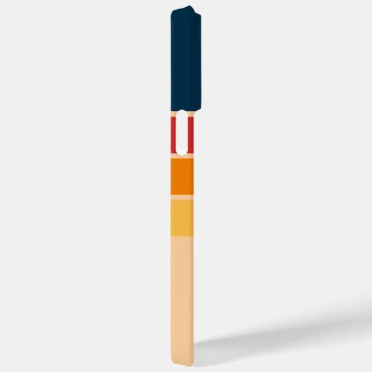 Wiedergabe von Retro-Regenbogenstreifen für benutz Case-Mate iPhone Hülle (Rückseite / Rechts)