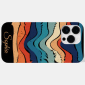 Wiedergabe von Retro-Regenbogenstreifen für benutz Case-Mate iPhone Hülle (Rückseite (Horizontal))