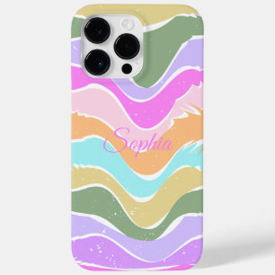 Wiedergabe von Retro-Regenbogenstreifen für benutz Case-Mate iPhone 14 Pro Max Hülle