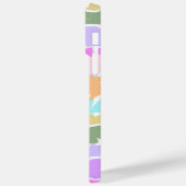 Wiedergabe von Retro-Regenbogenstreifen für benutz Case-Mate iPhone Hülle (Rückseite / Links)