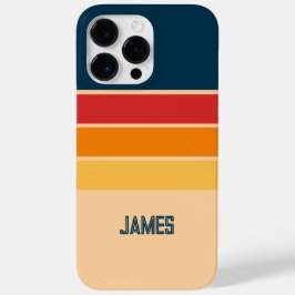 Wiedergabe von Retro-Regenbogenstreifen für benutz Case-Mate iPhone 14 Pro Max Hülle