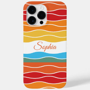 Wiedergabe von Retro-Regenbogenstreifen für benutz Case-Mate iPhone 14 Pro Max Hülle