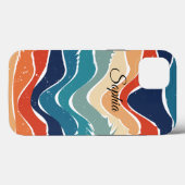 Wiedergabe von Retro-Regenbogenstreifen für benutz Case-Mate iPhone Hülle (Rückseite (Horizontal))