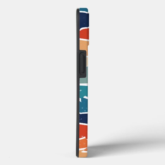 Wiedergabe von Retro-Regenbogenstreifen für benutz Case-Mate iPhone Hülle (Rückseite / Rechts)