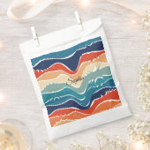 Wiedergabe von Retro-Regenbogenstreifen für benutz Geschenktütchen (Ausgeschnitten)